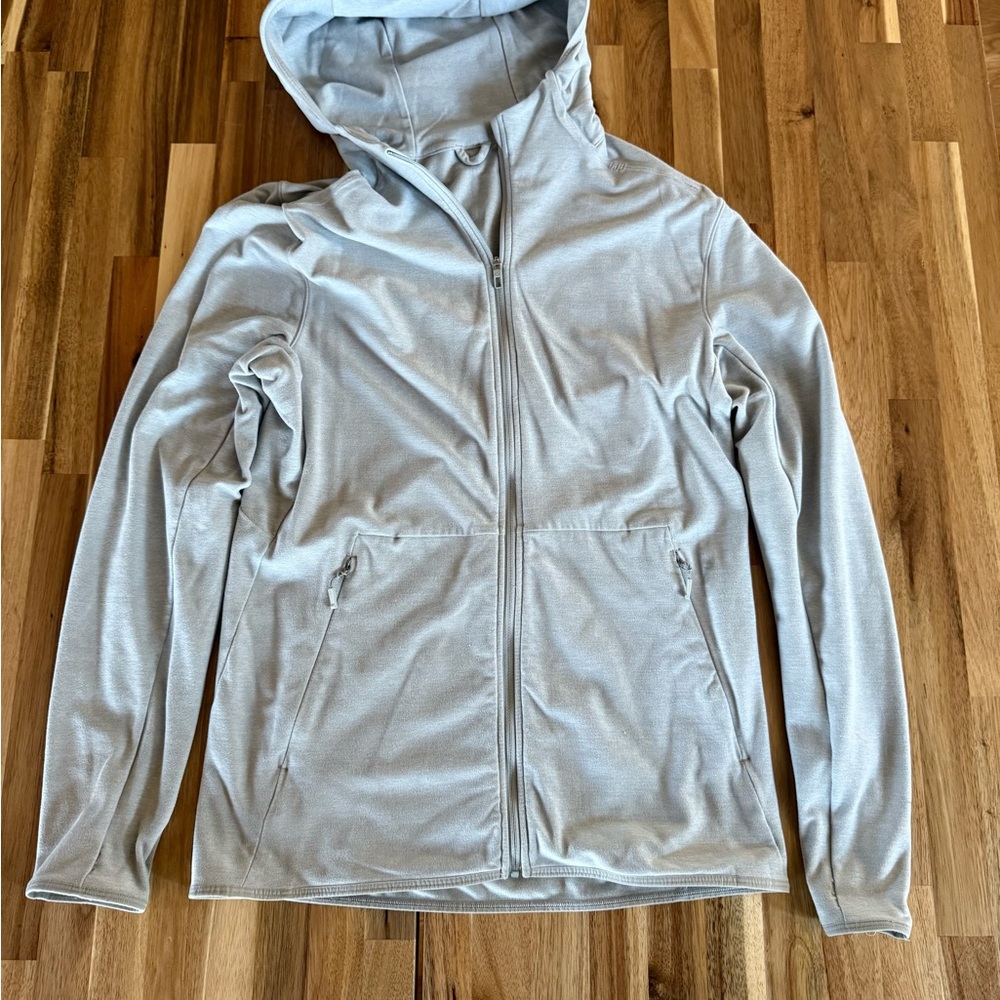 Men’s Lululemon Lightweight Gray Zip-up Hoodie